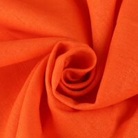 Ткань Лен 180гр/м2, 55лен/45вск, 150см, оранжевый, 7448 С122_TOG06