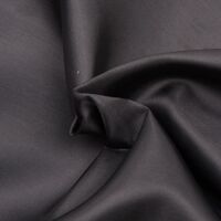 Ткань подкладочная 190T 54гр/м2, 100пэ, 150см, черный/S580, (100м)_TPX051
