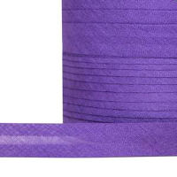7074 Косая бейка 100% ХБ 15мм (упаковка 144 yds/131,6 метров) фиолетовый