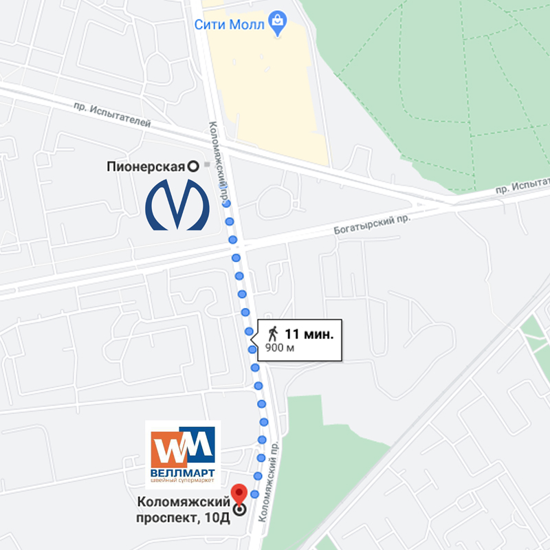 Пионерская карта спб