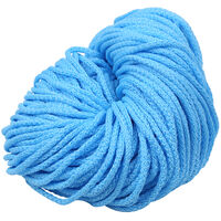 Шнур для одежды круглый цв голубой 6мм (уп 100м) 6-26