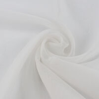 Ткань блузочная Шифон 100гр/м2, 100пэ, 150см, белый/S501_TPX024
