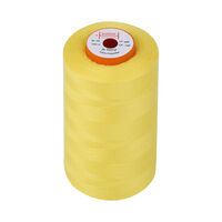 Нитки швейные 100% PE 50/2 цв 1384 желтый яркий (боб 5000м) EURON