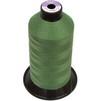Нитки повышенной прочности 100% PE 40 (210D/4) цв U5380 зеленый (боб 3000м) GRAL