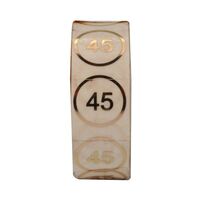 Р045КП 45 - размерник - золото на самоклейке  (уп.200 шт)