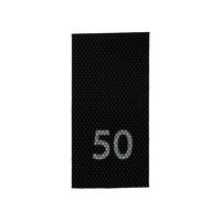 Р050ПЧ 50 - размерник - черный (уп.200 шт)