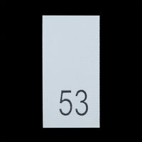 Р053ПБ 53 - размерник - белый (уп.1000 шт)