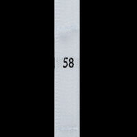 Р058АБ 58 - размерник жаккард - атлас белый (уп 1000шт)