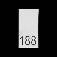 Р188ПБ 188 - размерник - белый (уп.200 шт)