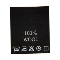 С108ПЧ 100%Wool - составник - черный (уп 200шт)