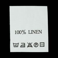 С120ПБ 100%Linen - составник - белый 40C (уп 200 шт.)