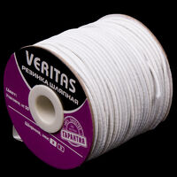 Резинка шляпная цв белый 2мм (уп 50м) Veritas S-501