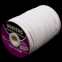 Резинка шляпная цв белый 3мм (уп 50м) Veritas S-501