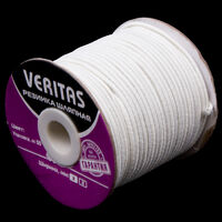 Резинка шляпная цв белый молочный 2мм (уп 50м)Veritas S-502