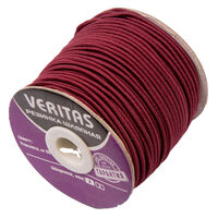 Резинка шляпная цв бордовый темный 2мм (уп 50м)Veritas S-021