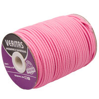 Резинка шляпная цв розовый яркий 3мм (уп 50м)Veritas S-515