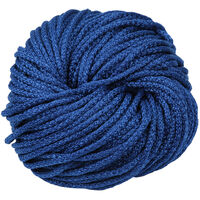 Шнур для одежды круглый цв синий темный 6мм (уп 100м) 6-15