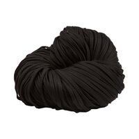 Шнур для одежды плоский цв черный 7мм (уп 200м) 1с34