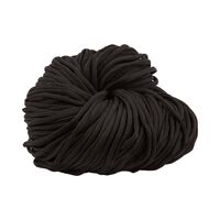 Шнур для одежды круглый вязанный цв черный 4мм (уп 100м) В360 310
