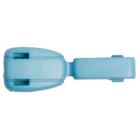 Концевик пластик 27101 крокодильчик цв голубой S-833 (уп 100шт)