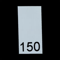 Р150ПБ 150 - размерник - белый (уп.200 шт)