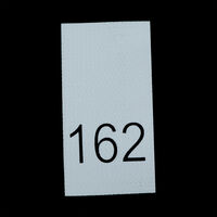 Р162ПБ 162 - размерник - белый (уп.200 шт)
