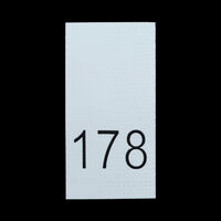 Р178ПБ 178 - размерник - белый (уп.200 шт)
