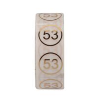 Р053КП 53 - размерник - золото на самоклейке (уп.200 шт)