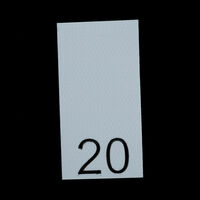 Р020ПБ 20 - размерник - белый (уп.1000 шт)