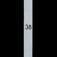 Р038ТБ 38 - размерник жаккард - тафта белый (уп. 1000 шт)
