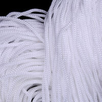 Шнур для одежды круглый цв белый 5мм (уп 100м) 5-01