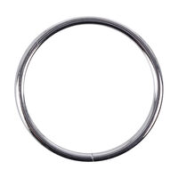 Кольцо металл 7401-0123 35х3мм цв никель (уп 100шт) №3393/Z29-16 