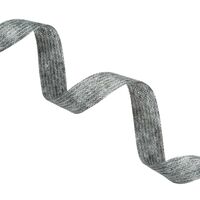 Лента нитепрошивная 15мм цв графитовый (уп 100м) КМ