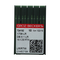 Иглы GROZ-BECKERT DBx1 LR (1738 LR) №100/16 (уп.10шт.)