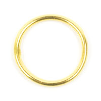 1500Н золото Кольцо металл d=15мм (упаковка 1000 штук)