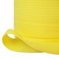 110 Бейка эластичная (резинка окантовочная) 20мм (упаковка 144 ярда/130 метров) желтый