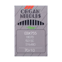 Иглы ORGAN EBх755 №70 (уп.10шт)