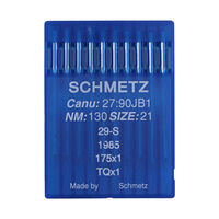 Иглы SCHMETZ TQx1 (1985, 175X1,29-S) №130/21 (уп. 10шт)