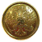 Пуговицы Герб РФ 22 мм золото (уп.100шт)