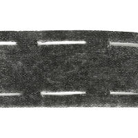 Лента флизелиновая перфорированная 10*30*10мм цв черный (рул 200м) Т