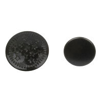 Кнопки Холостяк металлические нержавеющие латунь с острым стержнем Prym 331114 16мм черный (уп 4шт)