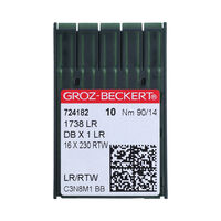 Иглы GROZ-BECKERT DBx1 LR (1738 LR) №90/14 (уп.10шт.)