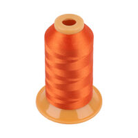 Нитки вышивальные 100% РЕ 120D/2 цв M221 оранжевый (боб 3000м) MH