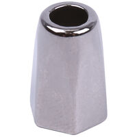 Концевик для шнура металл TBY OR.0305-5344  (14.85х9.45мм) (для шнура 5мм) цв.черн.никель  уп.100шт.
