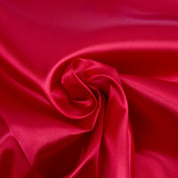 Ткань Атлас 80гр/м2, 100пэ, 150см, красный/S820, (50м)_M