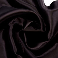 Ткань Атлас 80гр/м2, 100пэ, 150см, черный/S580, (50м)_M