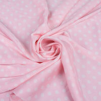 Ткань Шёлк Армани 90гр/м2, 97пэ/3спан, 150см, горох, розовый, CJ1303 С#2_TOG04