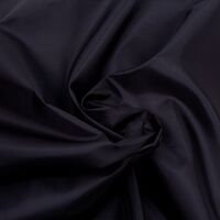 Ткань курточная Таффета 190T, WR/PU, 60гр/м2, 100пэ, 150см, черный/S580, (рул 100м)_TPX017