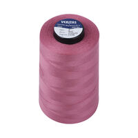 Нитки швейные 100% PE 40/2 цв S-082 розовый темный (боб 5000ярдов) VERITAS