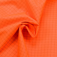 Ткань мембранная Multy protect PO 300D ANTISTAT, WR/TPU FR 3k/10k, 245гр/м2, 100пэ, 150см, оранжевый люминисцентный/S006, (рул 100м)_KS